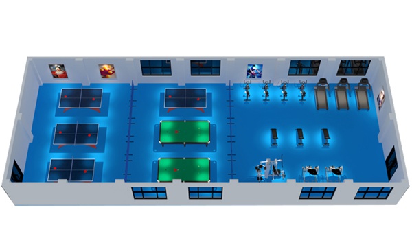 200平方健身房配置方案-广西MK体育恩波利体育健身器材有限公司