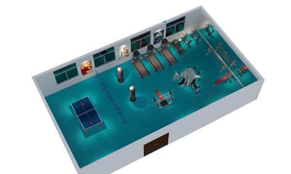 150平方健身房配置方案-广西MK体育恩波利体育健身器材有限公司