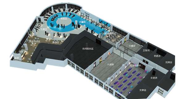 1500平方健身房配置方案-广西MK体育恩波利体育健身器材有限公司