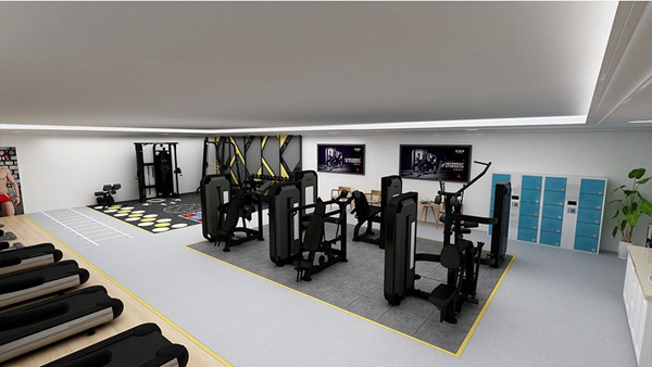 120平方健身房配置方案-广西MK体育恩波利体育健身器材有限公司