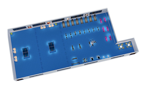 150平方健身房配置方案-广西MK体育恩波利体育健身器材有限公司